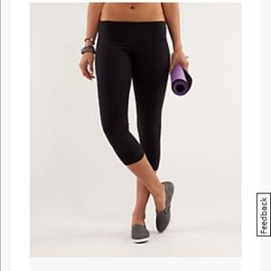 Lululemon Wunder Under Crop, 8